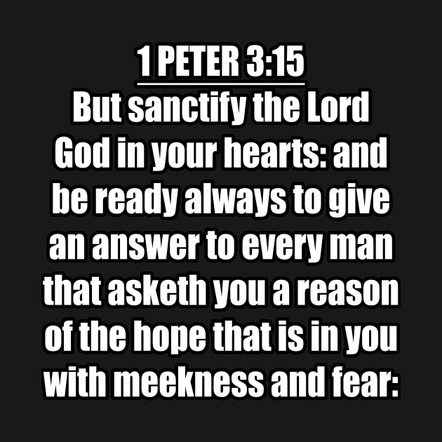 Bible Verse 1 Peter 3:15 by Holy Bible Verses