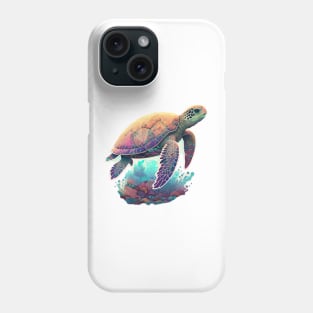Peaceful Sea Turtle Phone Case