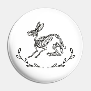 Bunny Skeleton Pin