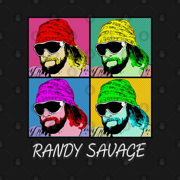 Randy Savage Pop Art Style by ArtGaul