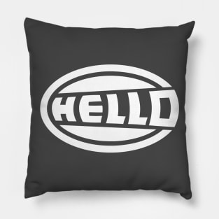 A Hella Hello! Pillow