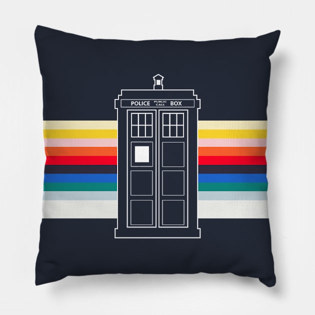 TARDIS Pillow by SpaceOdyssey