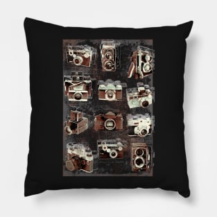 Vintage cameras Pillow