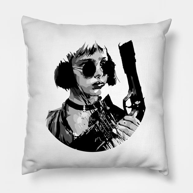 Mathilda Lando Leon Pillow by LuisCaceres