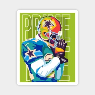 deion sanders prime time Magnet