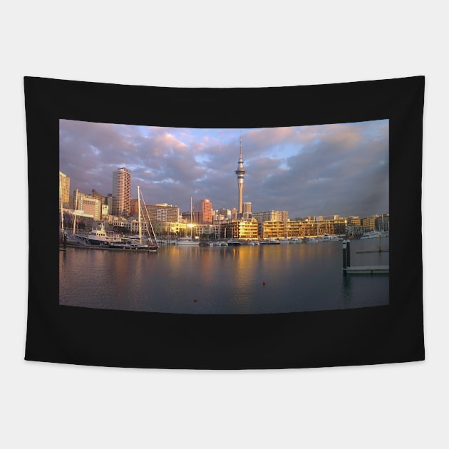Auckland city Tapestry by designseventy