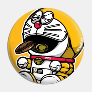 Doraemon Gold Pin