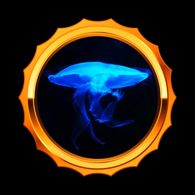 Blue Jelly Fish by Insignis