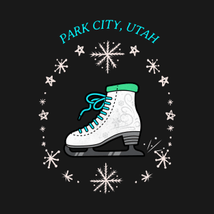 Park City, Utah Ice Skating T-Shirt