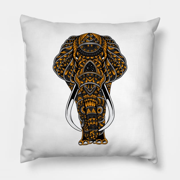 elephant Pillow by prastika