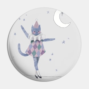 Moon Kitty Pin