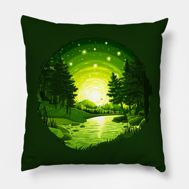 Golden Hour Pillow by Prok_Art