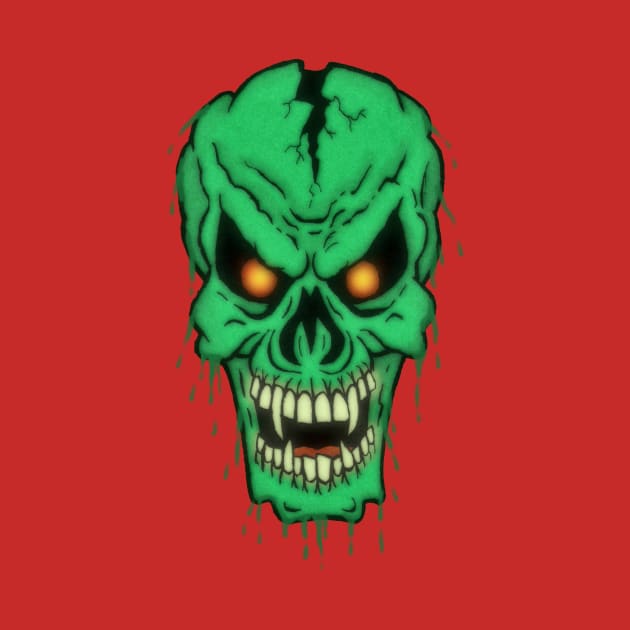 Slimy Skull by MalcolmKirk