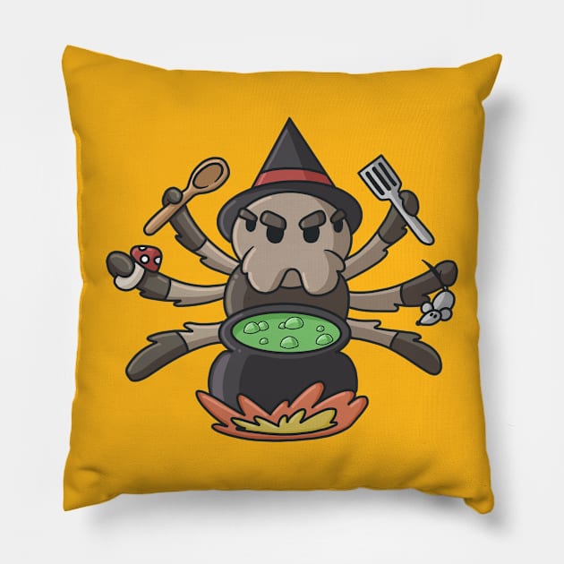 Spider Chef Pillow by Israelement