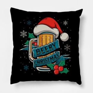 Beery Christmas Pillow