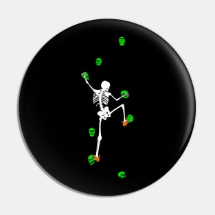 Skeleton Climb Pin