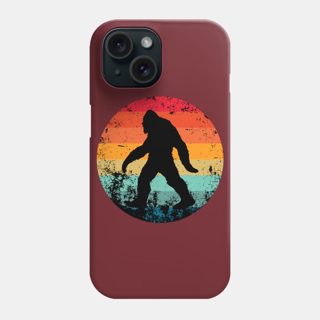 Retro Bigfoot Phone Case by Indiecate