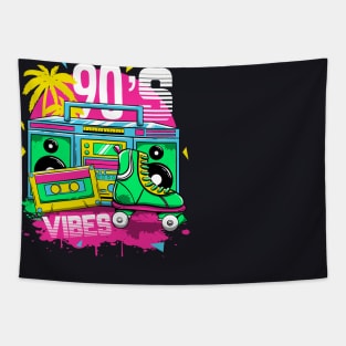 90s vibes 1990s nineties cassette tape vintage Tapestry