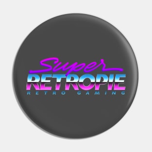 Super Retropie and Retro Gaming Logo T-Shirt! Pin