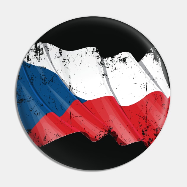 Czech Pride Flag Pin by spicoli13