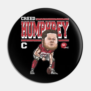 Creed Humphrey Kansas City Cartoon Pin