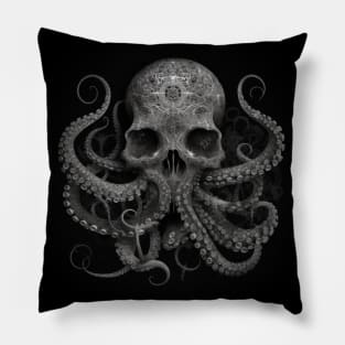 Tales from R'lyeh - Vintage Tentacle Skull Pillow