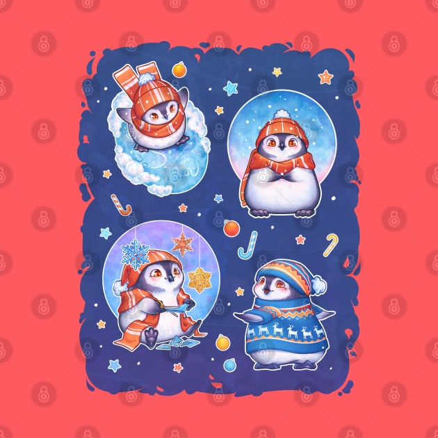 Penguins in winter by LilianaTikage