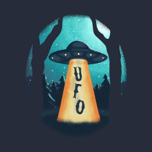 Ufo in Winter T-Shirt