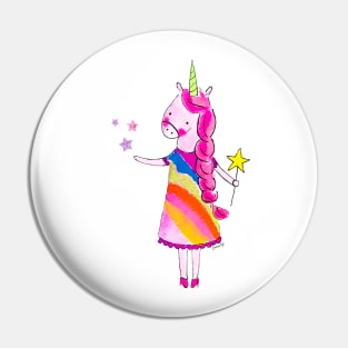 Fairy Ann the Unicorn Pin