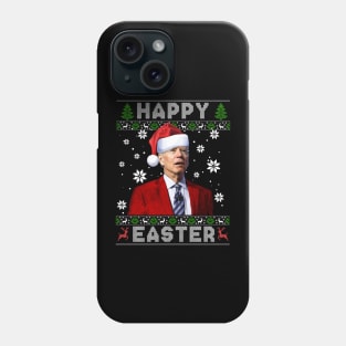 Funny Joe Biden Happy Easter Ugly Christmas Sweater Phone Case