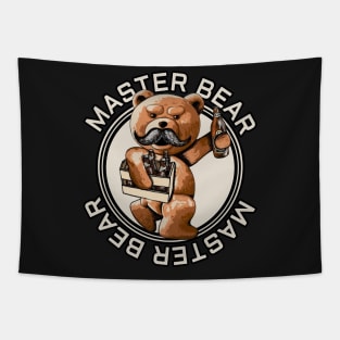 Master bear circle Tapestry