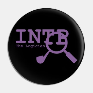 INTP The LOGICIAN MBTI types 2C Myers Briggs personality gift with icon Pin