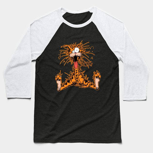 Ack Said The Cat Bill The Cat Baseball T Shirt Teepublic