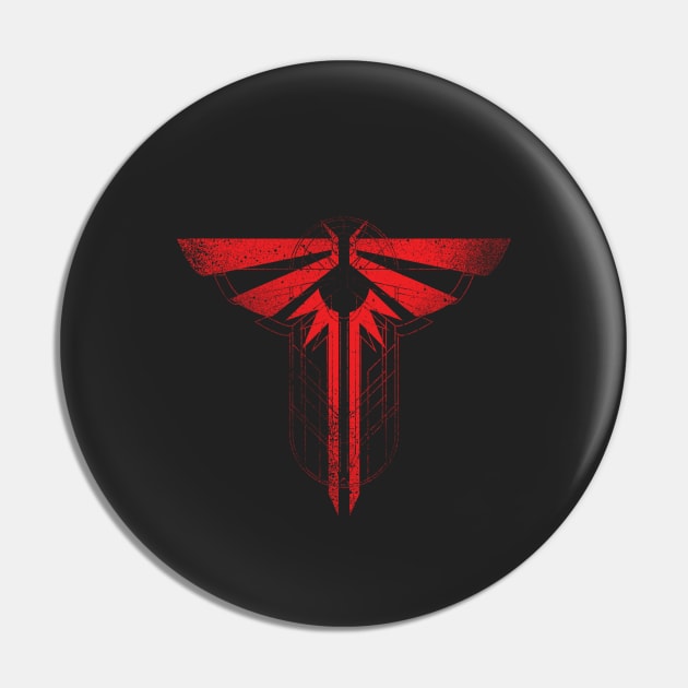 The Last of Us - Firefly Symbol Red Pin by BadBox