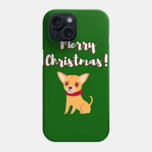 Merry Christmas with Dog Phone Case