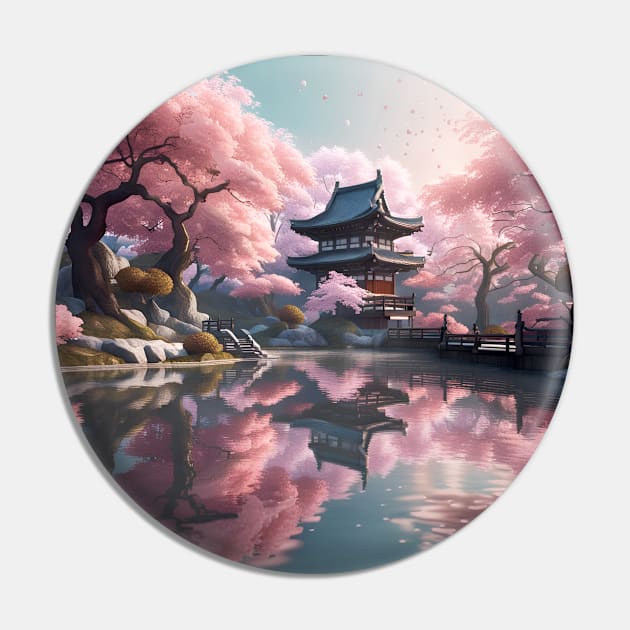 Japanese Garden Pin by SmartPufferFish