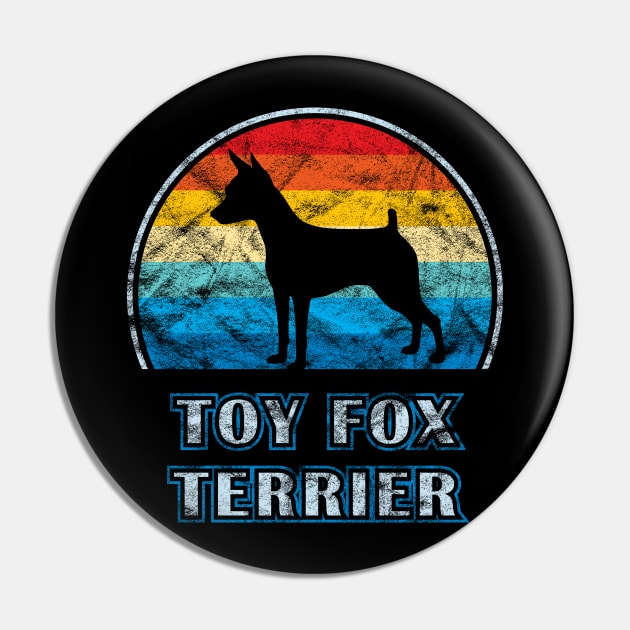 Toy Fox Terrier Vintage Design Dog Pin by millersye