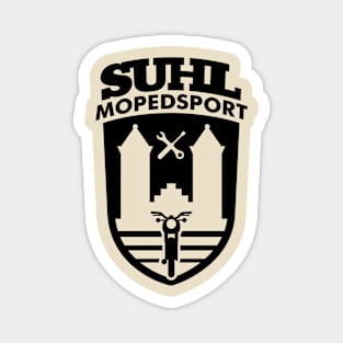 Suhl Mopedsport Simson Logo (black) Magnet