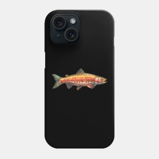 Pixelated Trout Artistry Phone Case