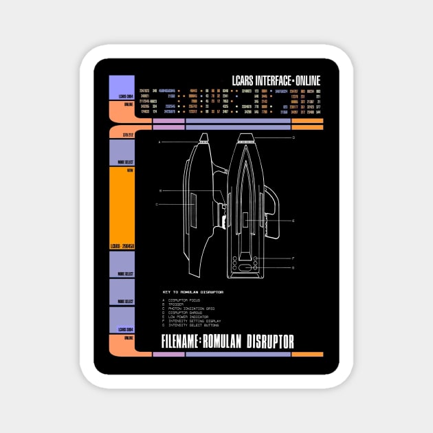 Computer Readout Showing NextGen Disruptor Magnet by Starbase79