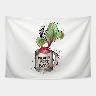 The Office Mug Schrute Farms Tapestry