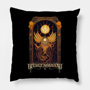 Occult Nouveau - The Rising Phoenix of Alchemy Pillow