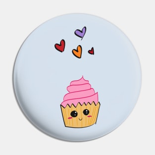 Cute cupcake Pin