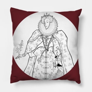 The Dead Queen Detectives - Queen Elizabeth i Pillow