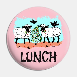 Sheepish Lunch Ladies Pin