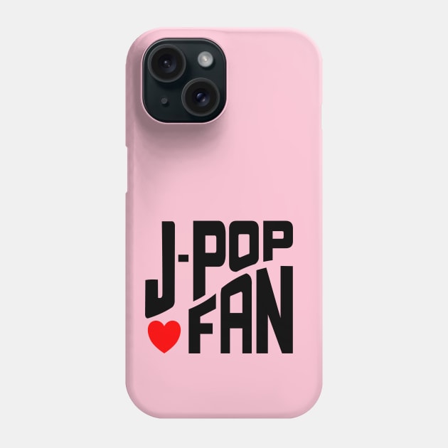 J-POP fan with heart on a curve Phone Case by WhatTheKpop