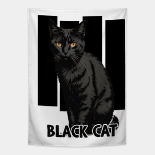 Black Cat Tapestry