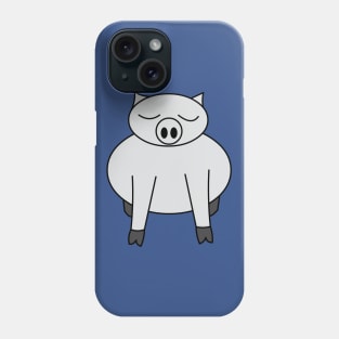 Gray Pig Phone Case