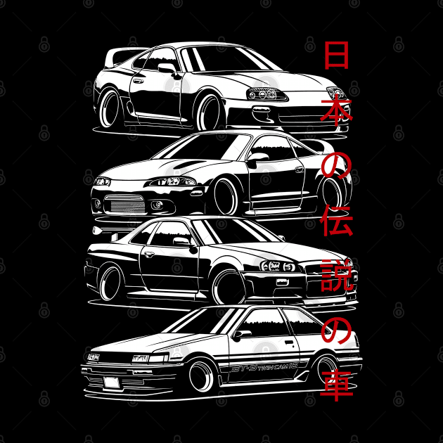 JDM legends by Markaryan