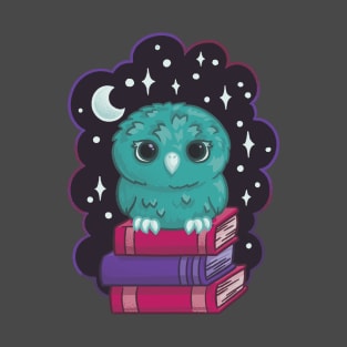 Chibi Owl Book T-Shirt